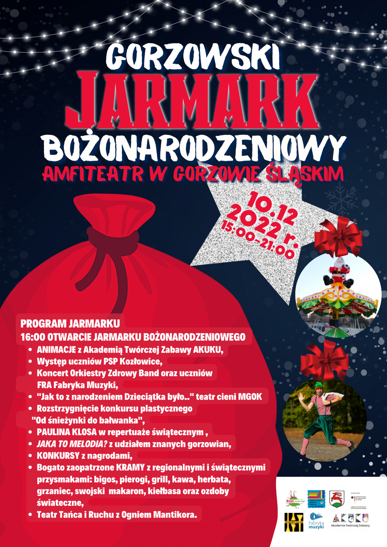 Zdjęcie do artykułu: Jarmark Bożonarodzeniowy- Amfiteatr, 10.12.2022 r.