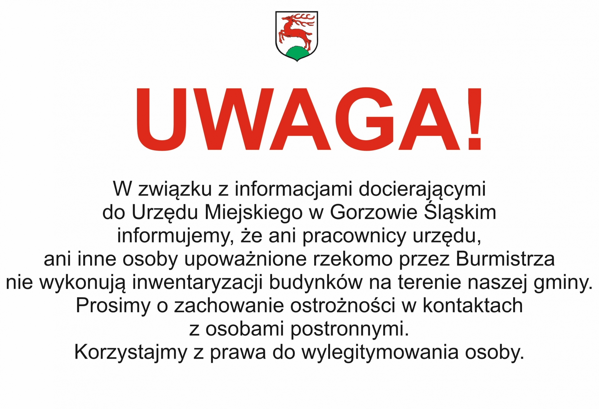 Zdjęcie do artykułu: Ostrzeżenie 