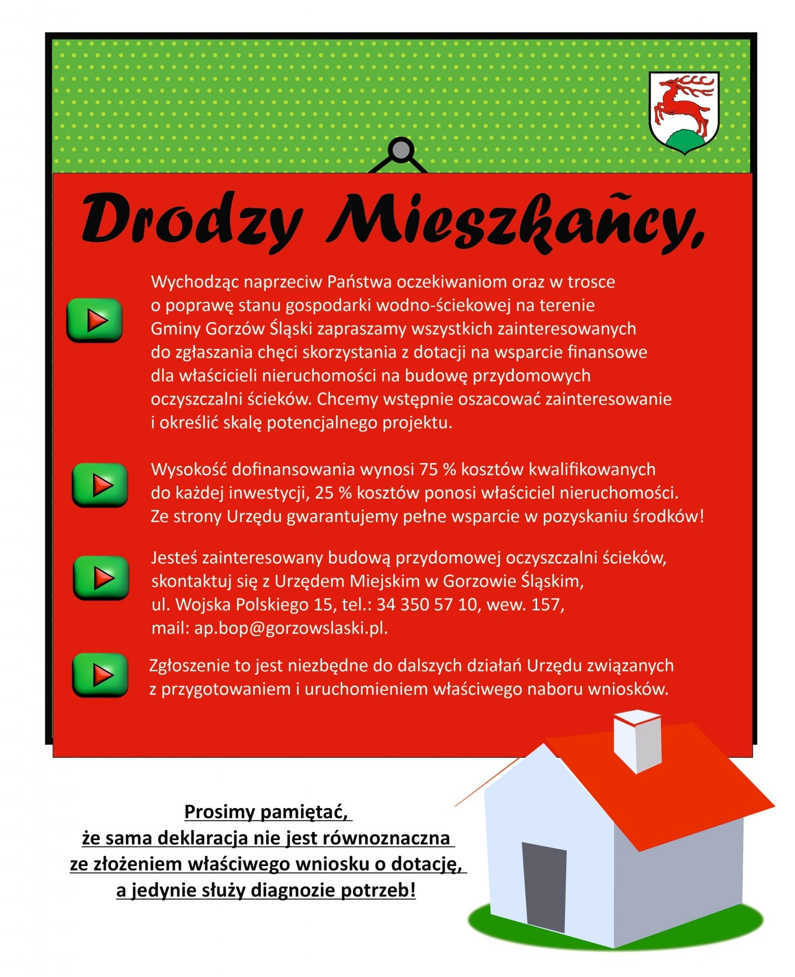 Zdjęcie do artykułu: Zgłoś chęć skorzystania z dotacji! 