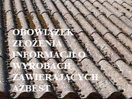 Zdjęcie do artykułu: OBOWIĄZEK ZŁOŻENIA INFORMACJI O WYROBACH ZAWIERAJĄCYCH AZBEST DO 31 STYCZNIA