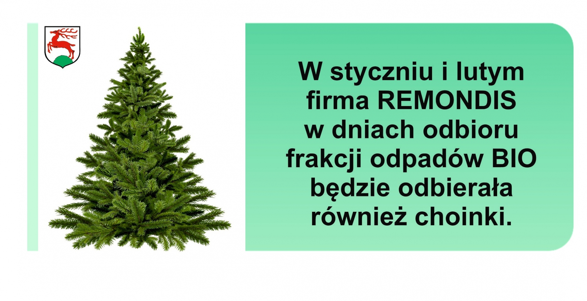 Zdjęcie do artykułu: Odbiór choinek!