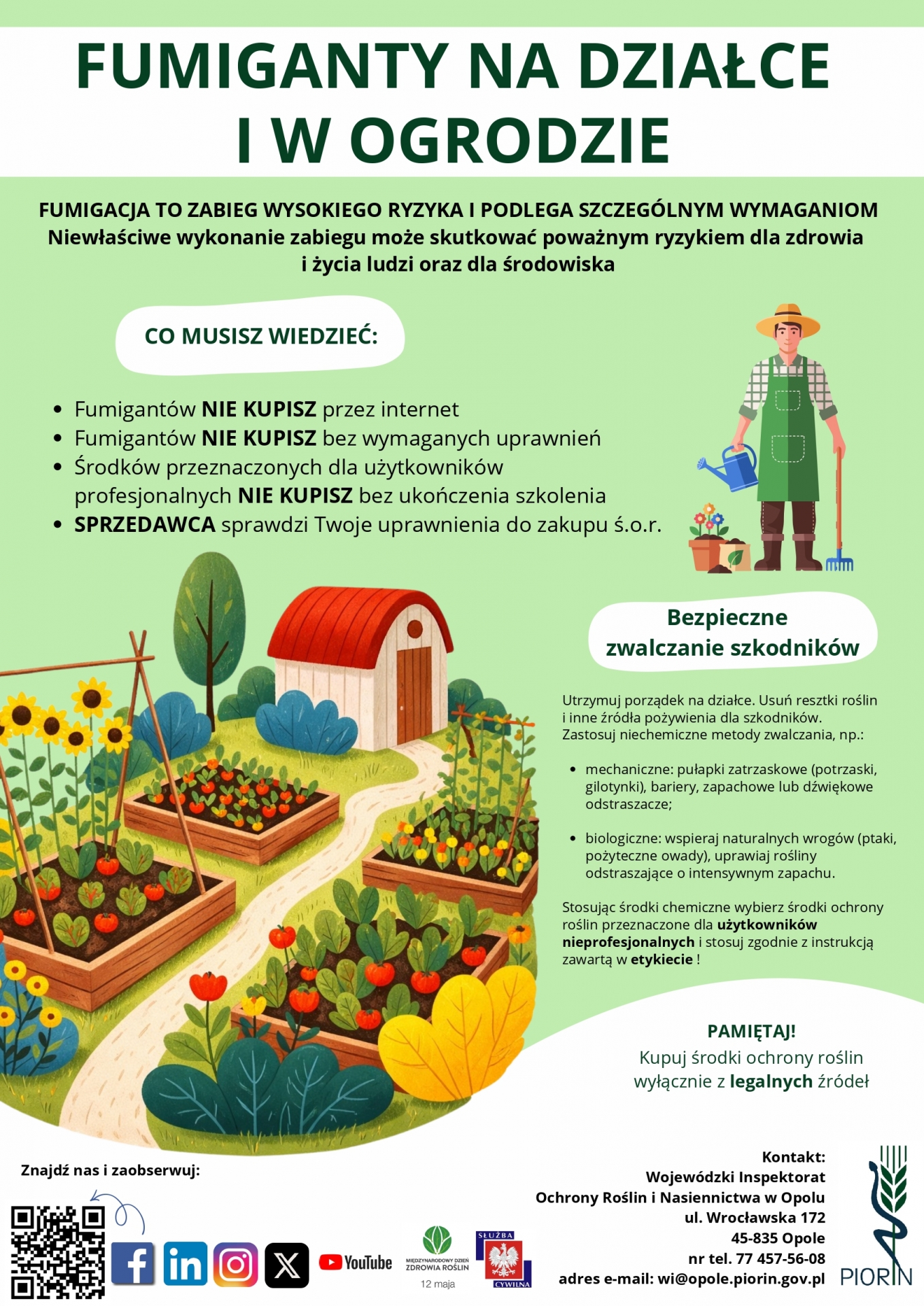 Zdjęcie do artykułu: Stosuj właściwe środki ochrony roślin! 