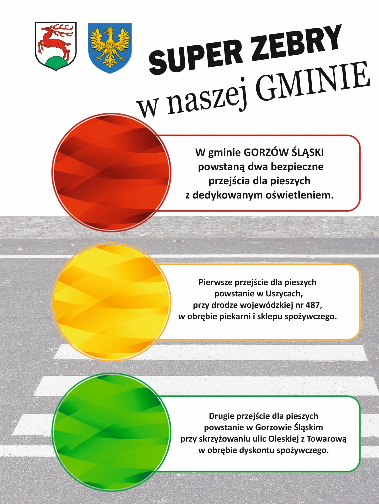 Zdjęcie do artykułu: W naszej Gminie powstaną dwie SUPER ZEBRY! 