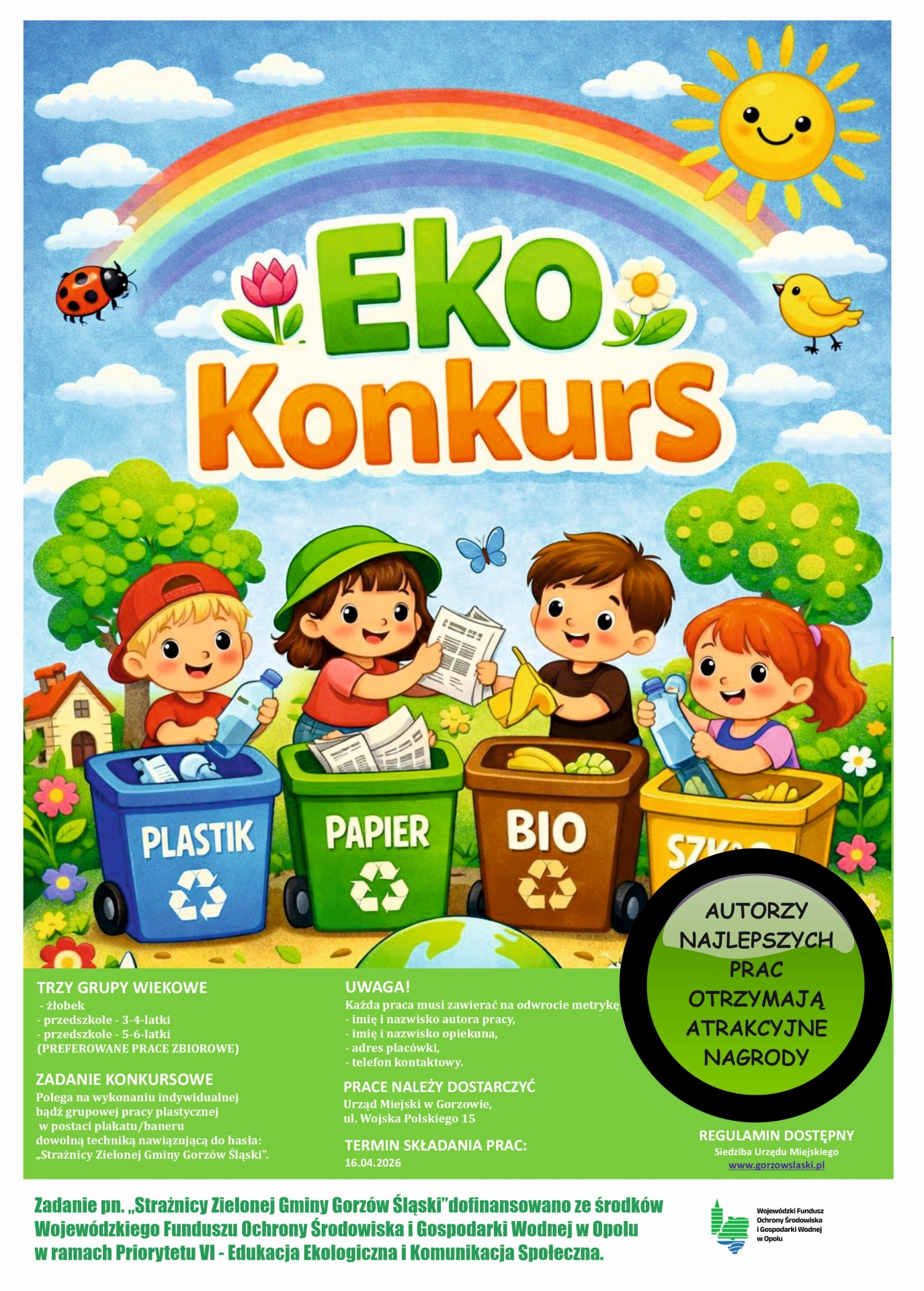 Zdjęcie do artykułu: Eko Konkurs dla najmłodszych 