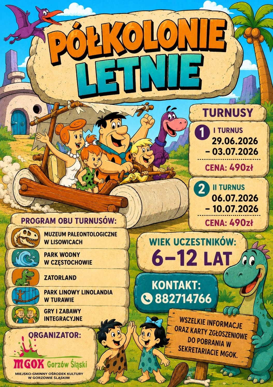 Zdjęcie do artykułu: Wakacyjne przygody w stylu Flintstonów czekają! 