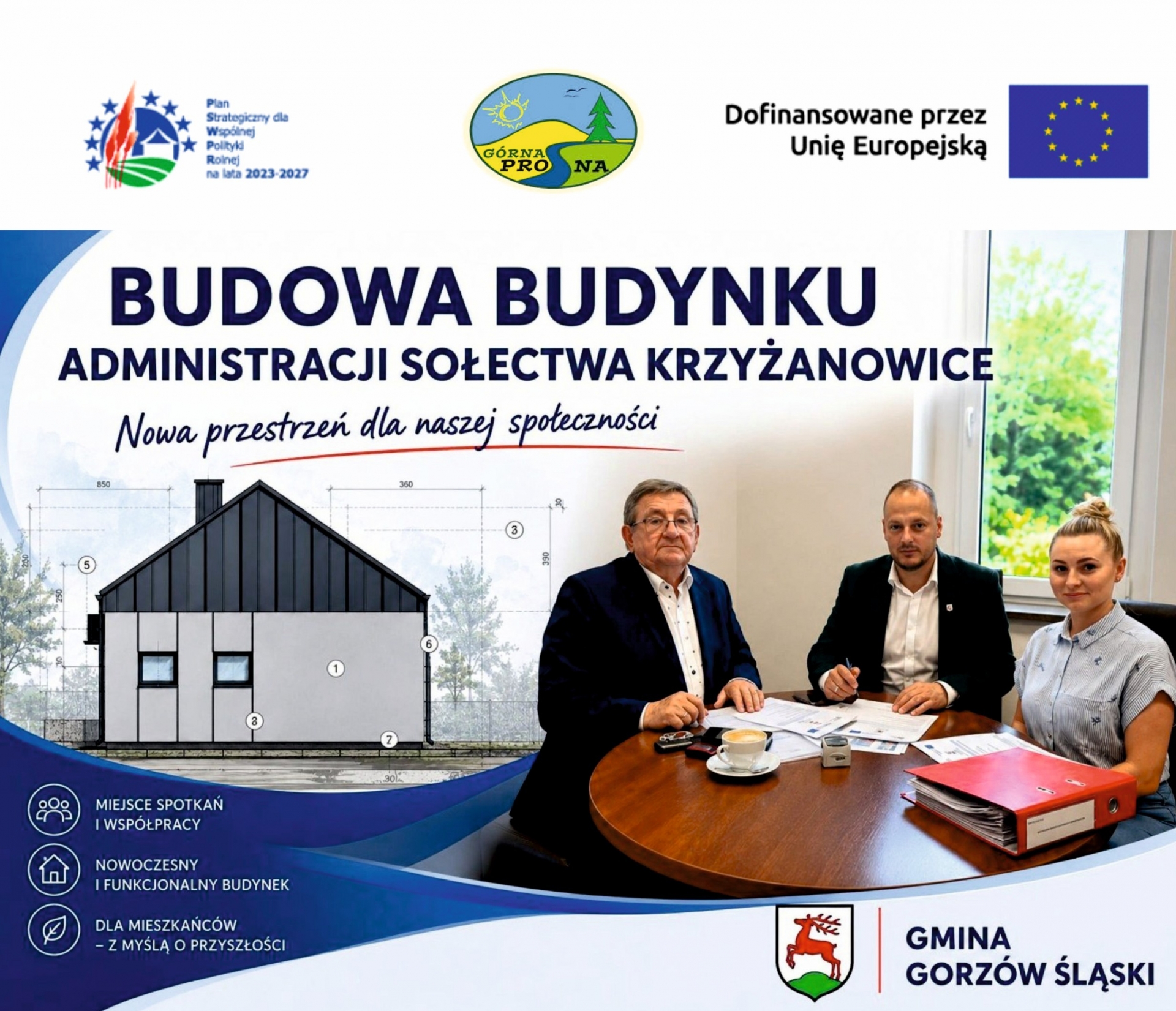 Zdjęcie do artykułu: Rusza budowa nowej świetlicy, centrum życia społecznego!